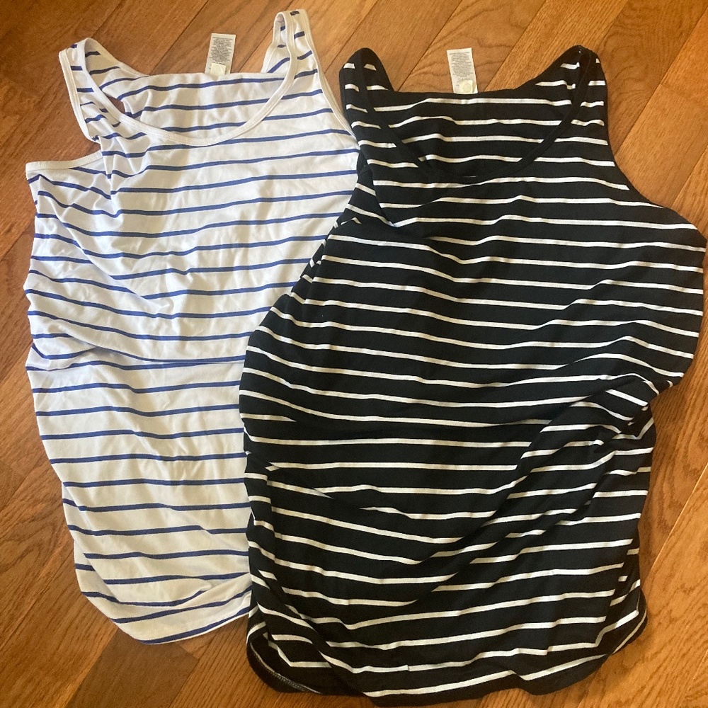 2 maternity tank tops